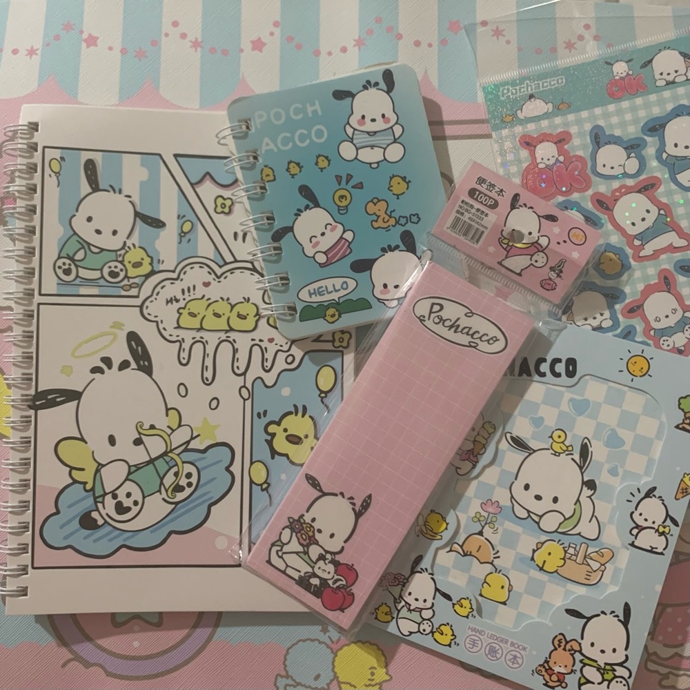 Pochacco Sanrio Inspired Stationery Bundle